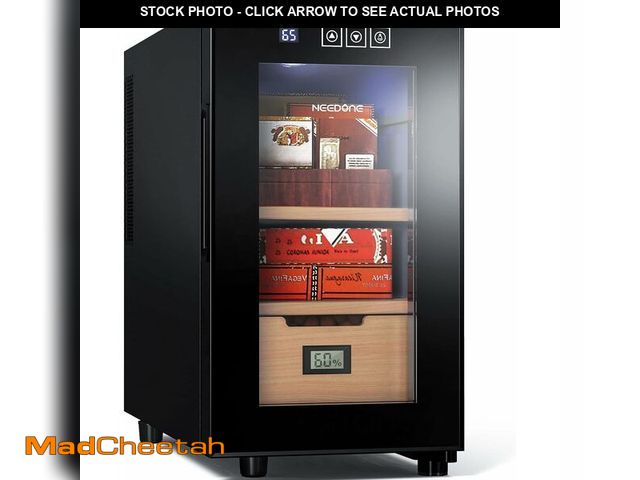 Lot 74-13710219 - NEEDONE Electric Cigar Humidor 23L with Heating and Cooling Quiet Control System, Thermostatic Cabin...