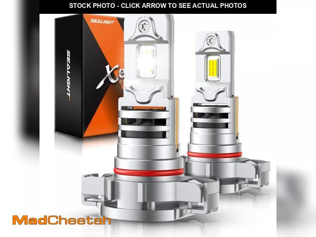 Lot 74-12362525 - SEALIGHT 5202 LED Fog Light Bulbs, 18000 Lumens 1000% Brightness, 1:1 OEM Design 5201 LED Fog Lights...