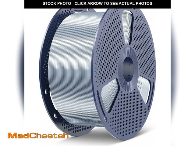 Lot 74-13698384 - SUNLU 5KG PLA+ Silk 3D Printer Filament, 5KG(6.6lbs) Large Spool Silk Filament 1.75mm, Dimensional A...