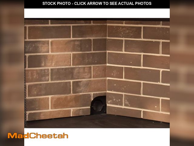 Lot 74-12584924 - *DIRTY* Pleasant Hearth Firebrick Panel Set for 42 in. Zero Clearance Ventless Dual Fuel Fireplace I...