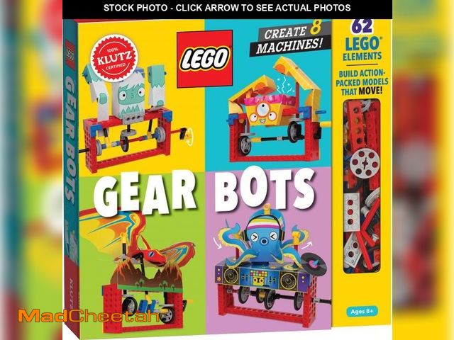 Lot 74-12308889 - Klutz Lego Gear Bots Science/STEM Activity Kit for 8-12 years - USED