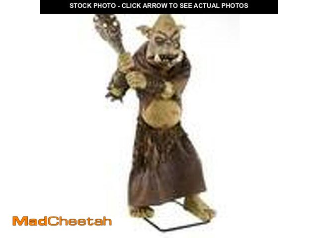 Lot 74-12774915 - 8 ft Gruesome Grounds Giant-Sized Animated LED Tumble the Troll - UNUSED