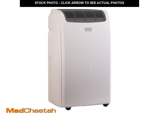 Lot 74-12281732 - Black+Decker - 8,000 BTU Portable Air Conditioner for Rooms up to 350 Sq. with Remote Control - Whit...