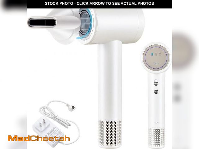 Lot 74-11548407 - Cordless Ionic Hair Dryer with Digital Screen, 4 Mode Charging Blow Dryer with Magnetic Nozzle, Trav...