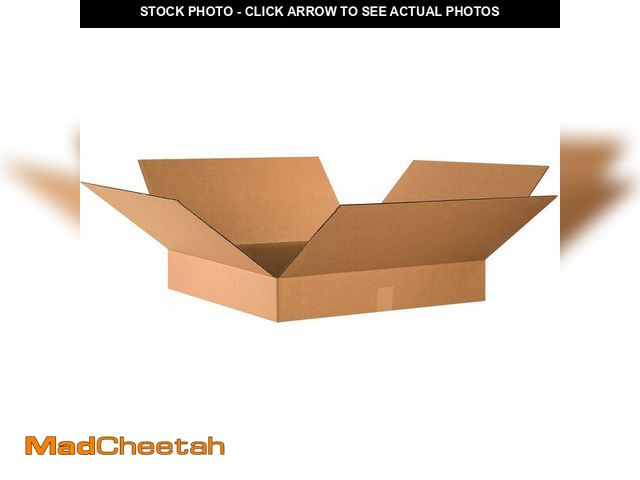 Lot 74-12366249 - PARTNERS BRAND 24x24x4 Flat Corrugated Boxes, Flat, 24L x 24W x 4H, Pack of 10 | Shipping, Packaging...