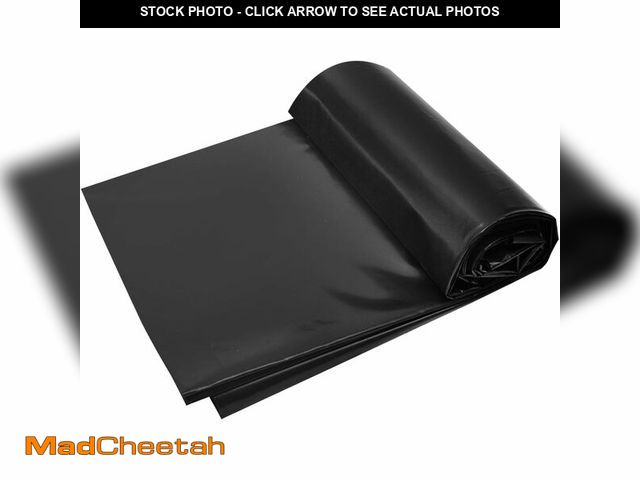 Lot 74-14144268 - Adroiteet 10 x 10 FT Pond Liner, 20 Mil Fish Pond HDPE Liner, Pond Liners for Outdoor Ponds, Koi Pon...