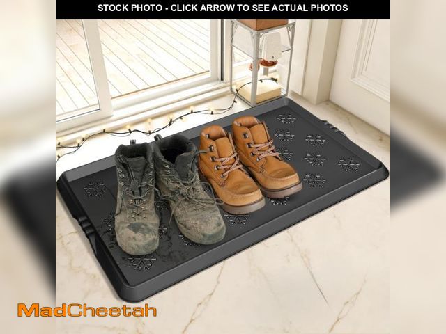 Lot 74-12433090 - Azadx Heavy Duty Boot Tray Large Shoe Mat Tray for Entryway Multipurpose Shoe Trays for Entryway Ind...