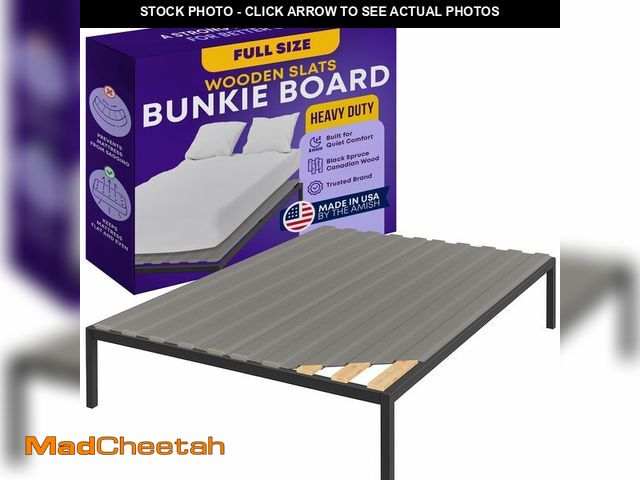 Lot 74-12762982 - Greaton, Wooden Full Bed Slats for Support Under Mattress with Cover Ã¢â¬â Replacement Wood Slats...