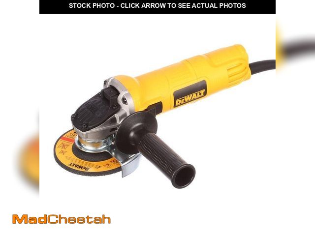Lot 74-14182126 - DEWALT 7 Amp 4.5 in. Small Corded Angle Grinder with 1-Touch Guard - UNUSED