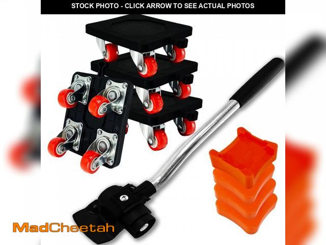 Lot 74-12309612 - Loyala Furniture Movers with Wheels, 9 Set Furniture Lifter Tool, 360ÃÂ° Rotation Wheels Furniture ...