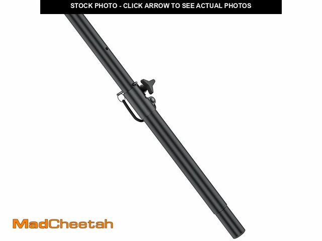 Lot 74-14209480 - Height Adjustable 35mm Speaker Pole Mount for Subwoofer Extend to 36"- 44" - Heavy-Duty Speaker Pole...