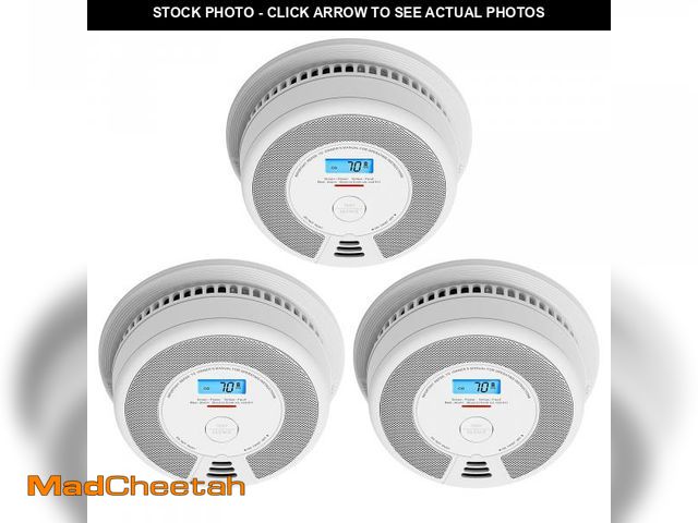Lot 74-12444586 - X-Sense Smart Smoke and Carbon Monoxide Detector Combo, Battery-Operated (Not AC Hardwired) Intercon...