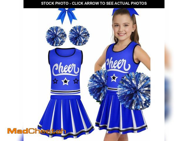 Lot 74-12713325 - JenPen Cheerleader Costume for Girl, Cute Cheerleading Outfit Cheer Leader Dress for Halloween Cheer...
