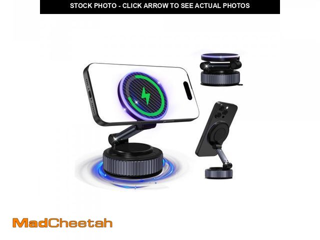 Lot 74-12117767 - Magnetic Phone Charging Holder for Car - Upgraded 360ÃÂ° Vacuum Magnetic Phone Holder, Foldable Ret...