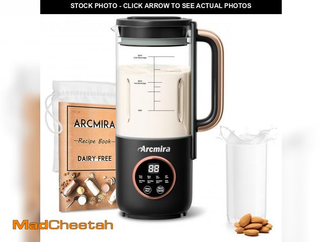 Lot 74-12432198 - 8 in 1 Automatic Nut Milk Maker, 35 oz(1000ml) Homemade Oat, Soy, Plant-Based and Dairy Free Beverag...