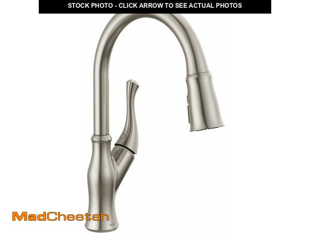 Lot 74-13697928 - Delta Faucet Ophelia Brushed Nickel Kitchen Faucet, Kitchen Faucets with Pull Down Sprayer, Kitchen ...
