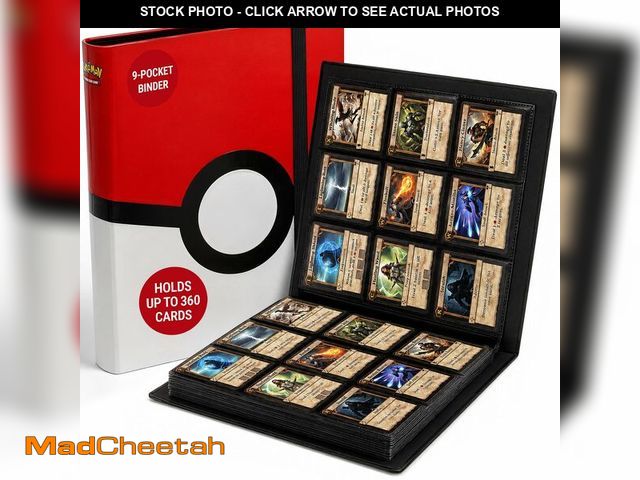 Lot 74-14482029 - Ultra Pro Pokemon Card Binder 9 Pocket Full-View with Poke Ball Design Ã¢â¬â Trading Card Binder ...