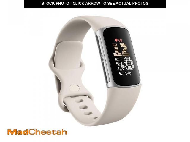 Lot 74-12306567 - Fitbit Charge 6 Fitness Tracker with Google apps, Heart Rate on Exercise Equipment, 6-Months Premium...