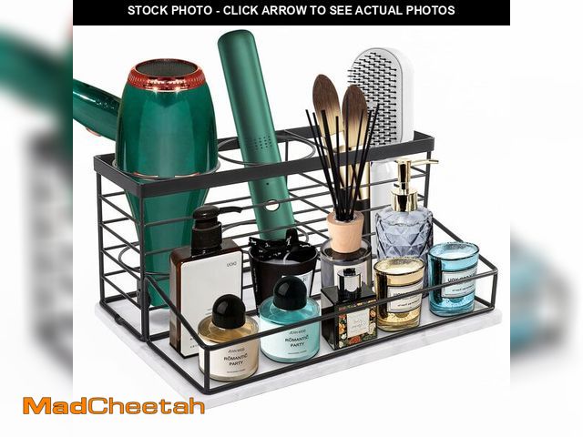 Lot 74-14480849 - Siyzda Hair Tool Organizer, Movable Hair Dryer Holder, Hair Styling Tools Storage for Vanity, Bath C...
