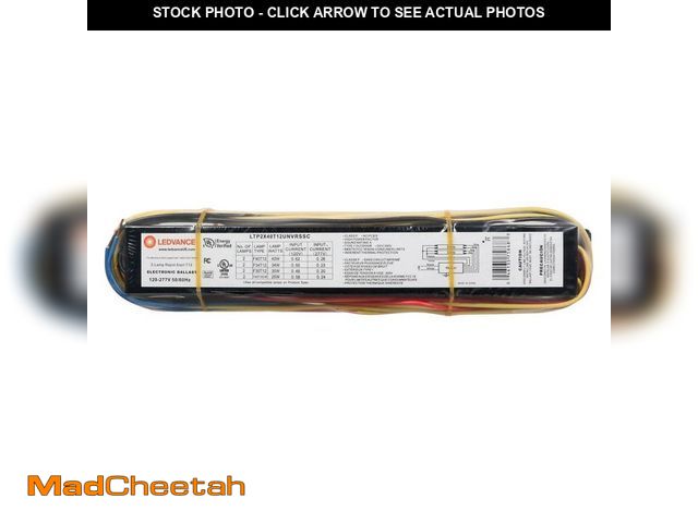 Lot 74-12872714 - Sylvania 40-Watt 120-277 Multivolt 2-Lamp T12 High Efficiency Rapid Start Electronic Replacement Bal...