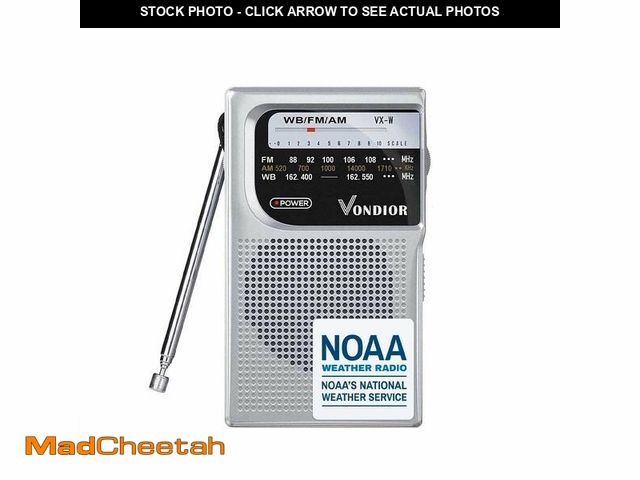 Lot 74-14270608 - NOAA Weather Radio - Emergency NOAA/AM/FM Battery Operated Portable Radio with Best Reception and Lo...