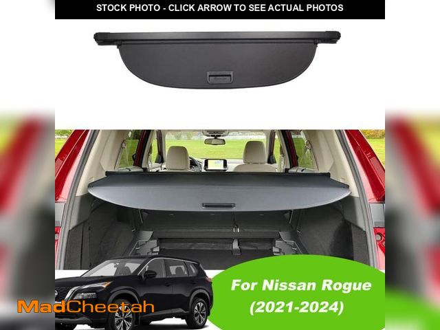 Lot 74-12515122 - Fit 2021-2024 Nissan Rogue Retractable Cargo Cover for 2021 2022 2023 2024 Nissan Rogue SUV Accessor...