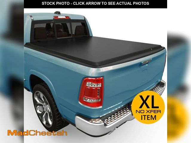 Lot 74-13789584 - AUTOSAVER88 Soft Roll Up Truck Bed Tonneau Cover Compatible with 2002-2023 Dodge Ram 1500, 2003-2026...