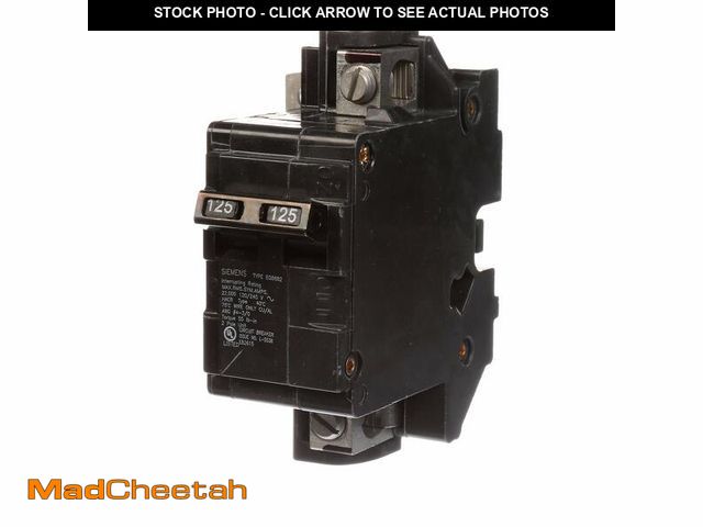 Lot 74-12705714 - Siemens MBK125A 125-Amp Main Circuit Breaker for Use in Ultimate Type Load Centers - UNUSED