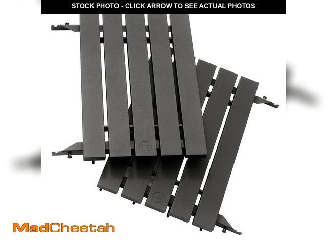 Lot 74-13690809 - Kamado Joe Big Joe Aluminum Side Shelves in Black - UNUSED