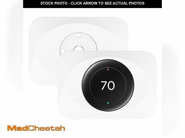 Lot 74-14045406 - BAOKZZOM Wall Plate Cover Compatible with Google Nest Learning Thermostat (4th Gen), Practical Trim ...