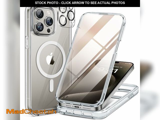 Lot 74-12714864 - Miracase Magnetic for iPhone 15 Pro Case [Compatible with MagSafe] Full-Body Bumper Phone case with ...