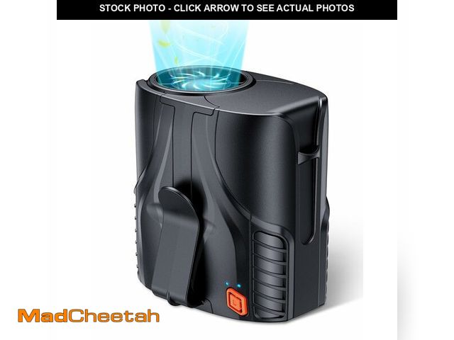 Lot 74-14146440 - DeeKom Portable Personal Waist Fan&amp; Neck Fan, 14000RPM Brushless Motor, 40H Runtime Rechargeable...