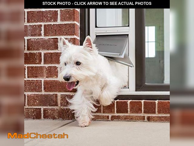 Lot 74-12098428 - PetSafe Extreme Weather Sliding Glass Pet Door - Easy to Install, Perfect for Rental Homes and Apart...