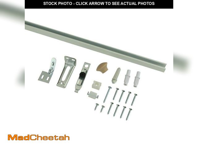 Lot 74-14277725 - Everbilt 36 in. Bi-Fold Door Hardware Set with White Track - UNUSED