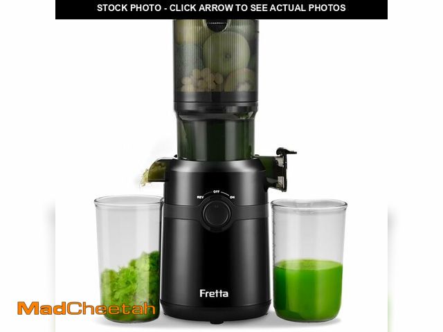 Lot 74-14210182 - Juicer Machines,Fretta Compact Cold Press Juicer with PCTG Material from US,Fit Whole Fruits &amp; V...