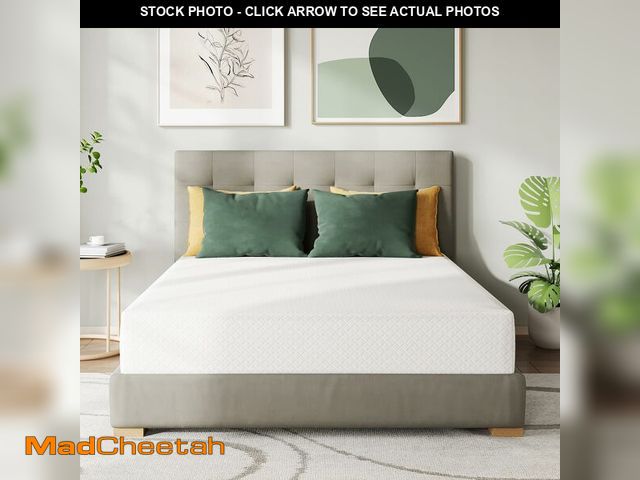 Lot 74-13637474 - NAPSIE 10 Inch Full Size Mattress in a Box, Cooling Green Tea Gel Memory Foam Mattress, Medium Firm ...