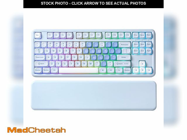 Lot 74-14304344 - YUNZII B87 Wireless Mechanical Keyboard,QMK/VIA Programmable,TKL Layout 87 Keys,BT/2.4G/USB-C,Hot Sw...