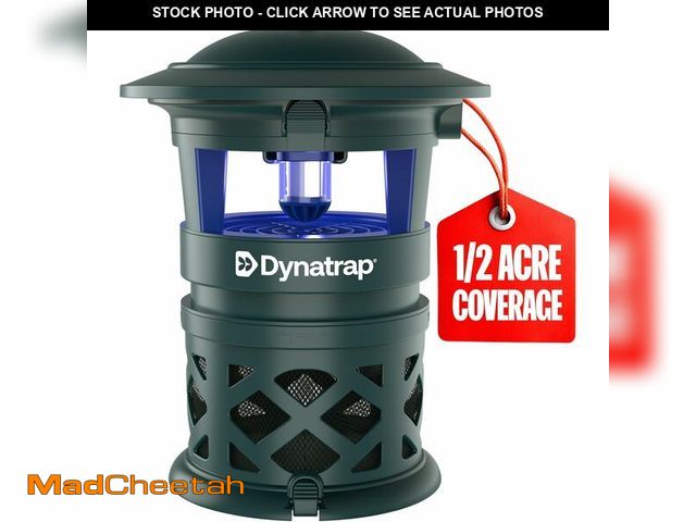 Lot 74-14348686 - DynaTrap DT1130-GRSR 1/2 Acre Mosquito &amp; Flying Insect Outdoor Trap and Killer - Kills Mosquitoe...