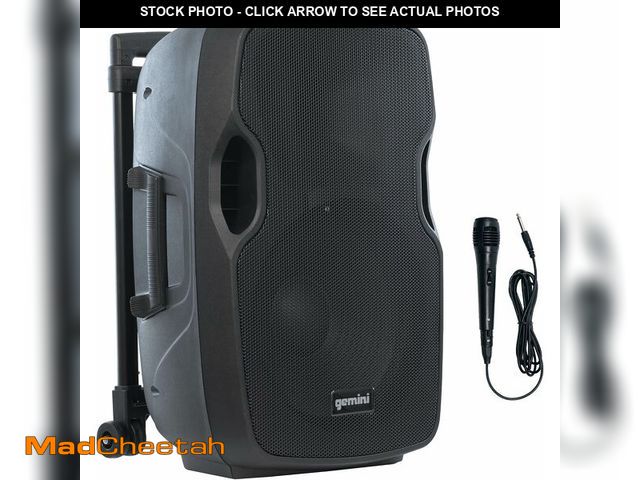 Lot 74-14307469 - Gemini 12" Battery Bluetooth PA Speaker, 400 Watts (AS-12TOGO) - USED