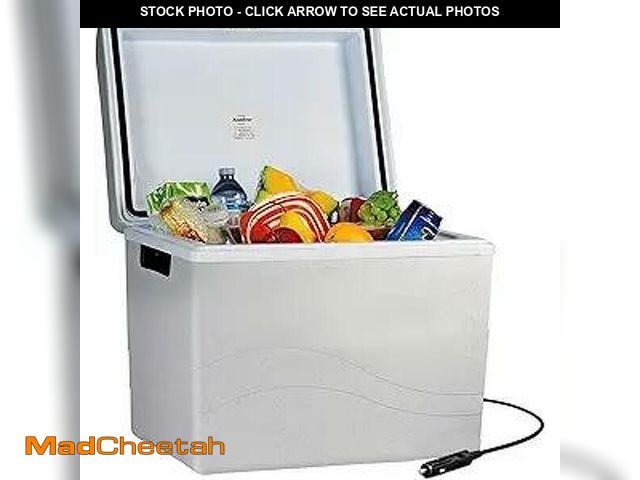 Lot 74-12902014 - Koolatron Portable Cooler - Electric Lunch Cooler for Car, Camping, Travel, 12 V Insulated Hard Side...