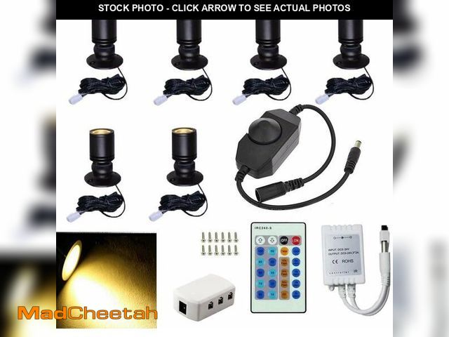 Lot 74-12702242 - Jorunhe 1.5W LED Mini Surface Mounted Light Jewelry Cabinet Lamp Spotlight with Online PWM Dimmer(Pa...