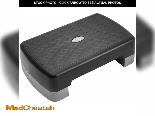 Lot 74-12760630 - Yes4All 18.1" Aerobic Exercise Step Platform with 2 Risers, Adjustable Height Workout Stepper 3" 5.1...