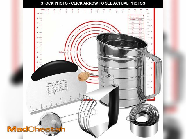 Lot 74-12709975 - Biscuit Cutter Set,10PCS Stainless Steel Pastry Blender Set with Pastry Cutter,5PCS Biscuit Cutter,D...