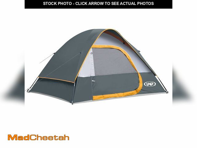 Lot 74-14207145 - Camping Tent 4 Person, Waterproof Windproof Tent with Rainfly Easy Set up-Portable Dome Tents for Ca...