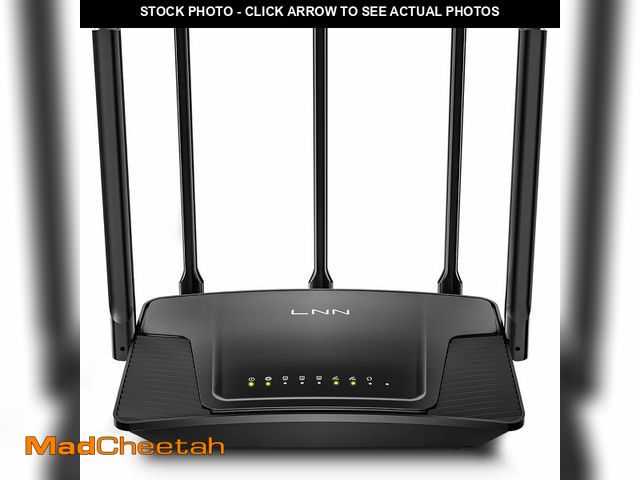 Lot 74-12974640 - LNN Wi-Fi 6 Router, 3000Mbps Dual Band Wireless Gigabit Routers for Gaming, 20+ Devices Support with...