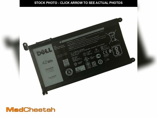 Lot 74-13713850 - DELL WDX0R Notebook Battery 11.4V 42WH for Dell Inspiron 5565 5567 5568 5578 5579 7560 7570 7579 758...