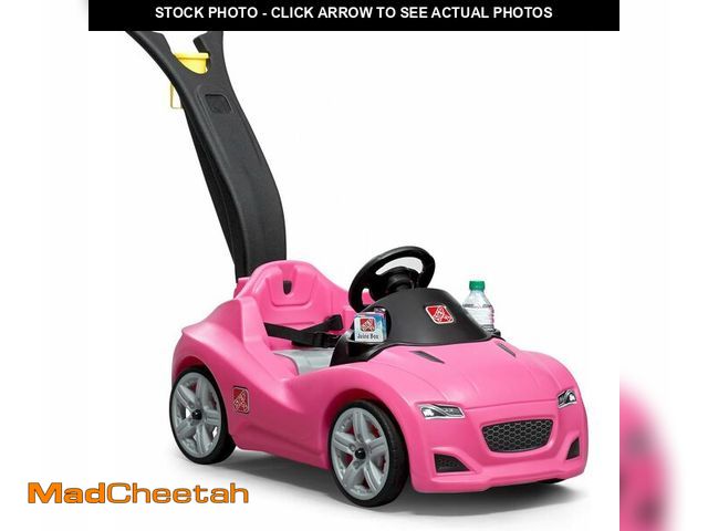 Lot 74-13042433 - Step2 Whisper Ride Cruiser Kids Push Car, Ride On Toy, Stroller Substitute, Includes Seat Belt &amp;...