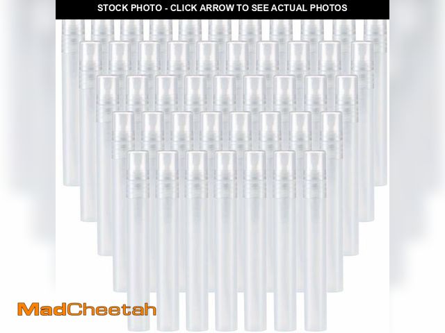 Lot 74-14300736 - Patelai 60 Pieces 10 ml Plastic Spray Bottles Empty Fine Mist Sprayer Bottles for Travel Essential O...