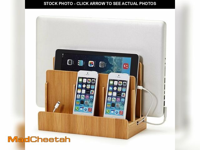 Lot 74-14048417 - Great Useful Stuff G.U.S. Multi-Device Charging Station Dock &amp; Organizer - Multiple Finishes Ava...