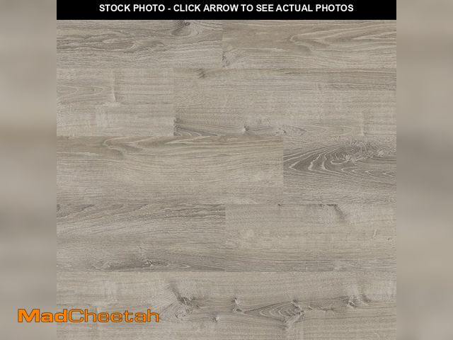 Lot 74-12648991 - 11 cases-Sterling Oak 6 MIL x 8.7 in. W x 48 in. L Click Lock Waterproof Luxury Vinyl Plank Flooring...